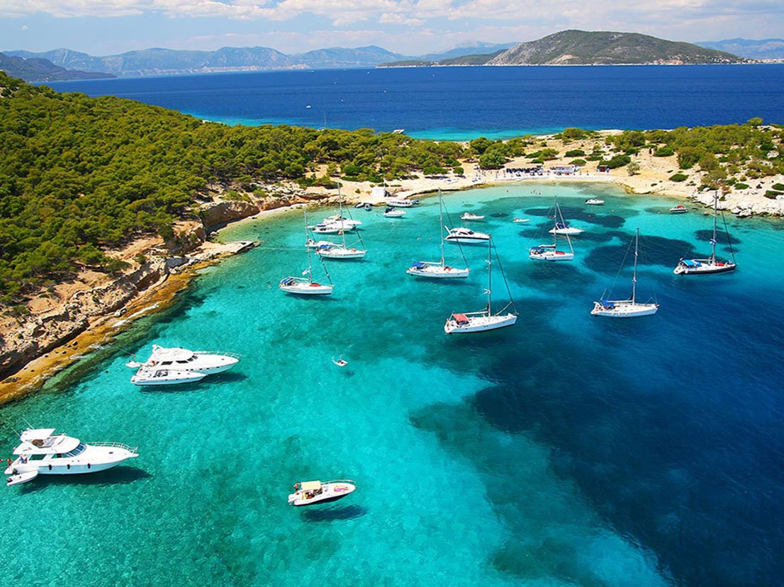 The enchanting Greek island where exotic animals roam the beaches freely