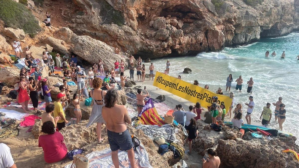 Majorca: Locals kicking tourists off the beache